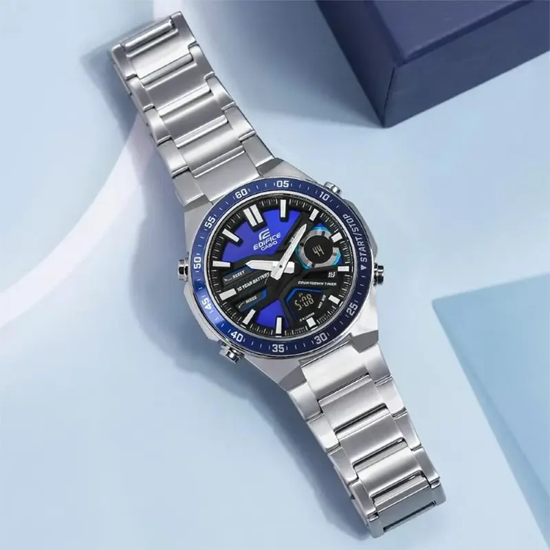 Casio Edifice EFV-C110D-2AV Blue Dial Men's Watch